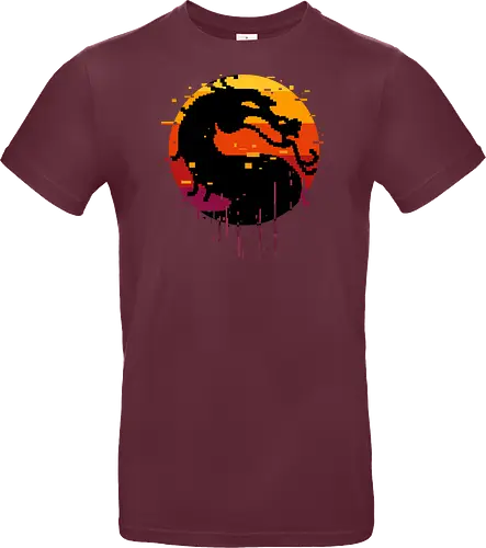 retro dragon club  - ice, freeze, subzero, scorpion, reptile, fighter, 80s, game, versus, arcade - Standard T-Shirt