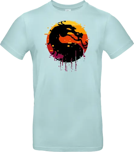 retro dragon club  - ice, freeze, subzero, scorpion, reptile, fighter, 80s, game, versus, arcade - Standard T-Shirt