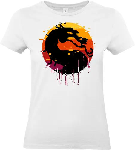 retro dragon club  - ice, freeze, subzero, scorpion, reptile, fighter, 80s, game, versus, arcade - Standard T-Shirt (Women)