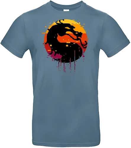 retro dragon club  - ice, freeze, subzero, scorpion, reptile, fighter, 80s, game, versus, arcade - Standard T-Shirt
