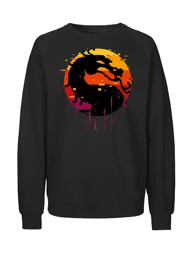 retro dragon club  - ice, freeze, subzero, scorpion, reptile, fighter, 80s, game, versus, arcade - Fairtrade Sweatshirt