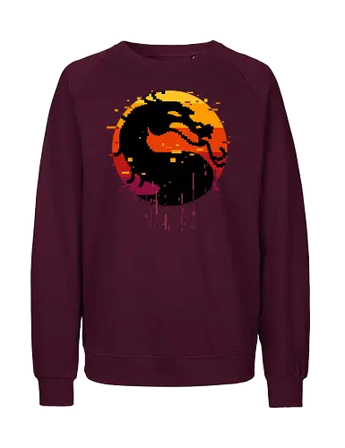 retro dragon club  - ice, freeze, subzero, scorpion, reptile, fighter, 80s, game, versus, arcade - Fairtrade Sweatshirt