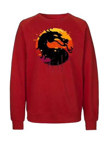retro dragon club  - ice, freeze, subzero, scorpion, reptile, fighter, 80s, game, versus, arcade - Fairtrade Sweatshirt