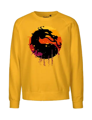 retro dragon club  - ice, freeze, subzero, scorpion, reptile, fighter, 80s, game, versus, arcade - Fairtrade Sweatshirt