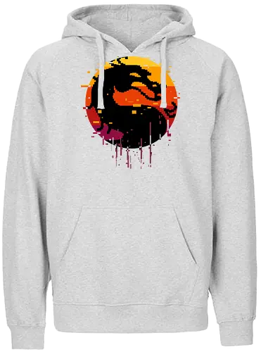 retro dragon club  - ice, freeze, subzero, scorpion, reptile, fighter, 80s, game, versus, arcade - Fairtrade Hoodie