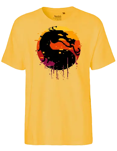 retro dragon club  - ice, freeze, subzero, scorpion, reptile, fighter, 80s, game, versus, arcade - Fairtrade T-Shirt