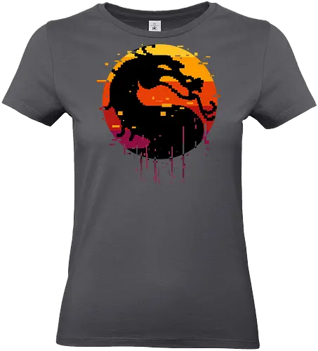 retro dragon club  - ice, freeze, subzero, scorpion, reptile, fighter, 80s, game, versus, arcade - Standard T-Shirt (Women)