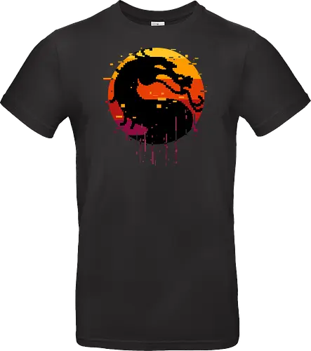 retro dragon club  - ice, freeze, subzero, scorpion, reptile, fighter, 80s, game, versus, arcade - Standard T-Shirt