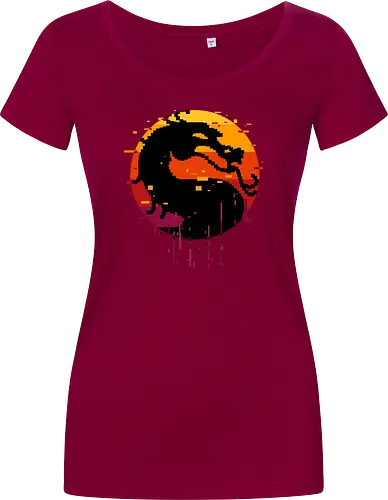 retro dragon club  - ice, freeze, subzero, scorpion, reptile, fighter, 80s, game, versus, arcade - Women T-Shirt