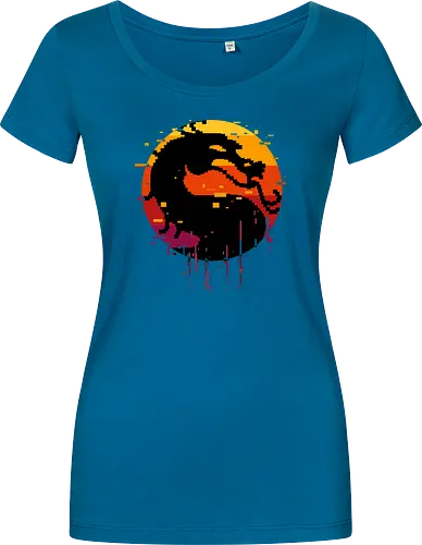 retro dragon club  - ice, freeze, subzero, scorpion, reptile, fighter, 80s, game, versus, arcade - Women T-Shirt