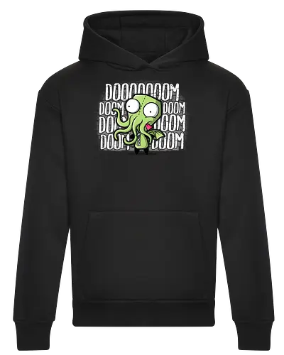 GIRthulhu - Der kosmische Chaos-Mashup - GIRthulhu T-Shirt, kosmischer Mashup, Geek-Kultur, Invasor Zim, Cthulhu, Popkultur Geek, Lovecraft, Kult-Animation, Geek-Mode, Nonsense-Humor, Große Alte, GeekStyle, Missgeschicke, literarischer Horror, kosmisches Doom - Heavyweight Hoodie