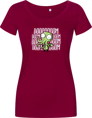 GIRthulhu - Der kosmische Chaos-Mashup - GIRthulhu T-Shirt, kosmischer Mashup, Geek-Kultur, Invasor Zim, Cthulhu, Popkultur Geek, Lovecraft, Kult-Animation, Geek-Mode, Nonsense-Humor, Große Alte, GeekStyle, Missgeschicke, literarischer Horror, kosmisches Doom - Women T-Shirt