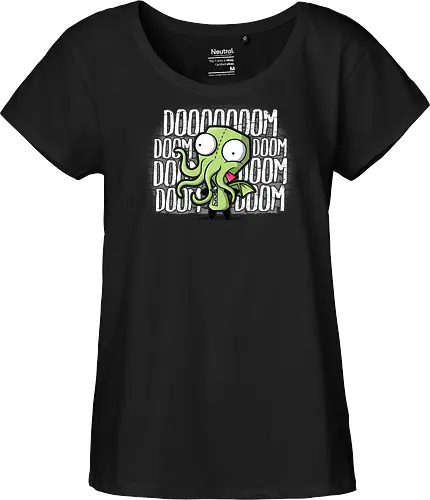GIRthulhu - Der kosmische Chaos-Mashup - GIRthulhu T-Shirt, kosmischer Mashup, Geek-Kultur, Invasor Zim, Cthulhu, Popkultur Geek, Lovecraft, Kult-Animation, Geek-Mode, Nonsense-Humor, Große Alte, GeekStyle, Missgeschicke, literarischer Horror, kosmisches Doom - Fairtrade Girl Shirt
