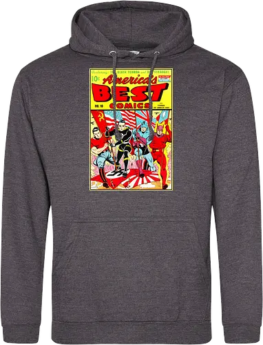 WWII Vintage Superhelden Krieg Comic Retro 1940er