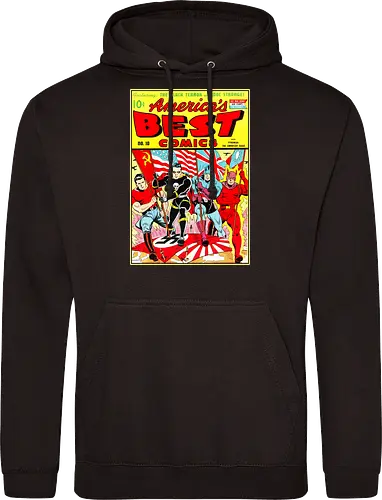 WWII Vintage Superhelden Krieg Comic Retro 1940er