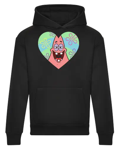 Pastel Starfish Love: Happy Heart Retro Graphic