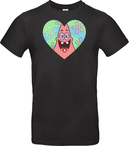 Pastel Starfish Love: Happy Heart Retro Graphic