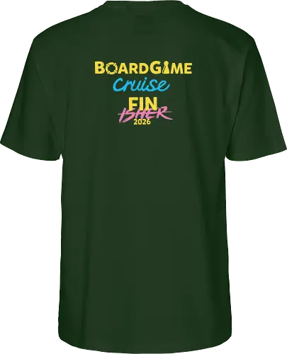 BoardGame Cruise - Finisher 2026 T-Shirt - Fairtrade T-Shirt