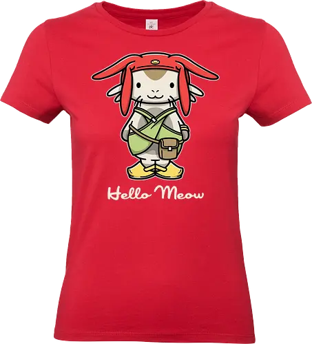 Hello Meow - Das Perfekte Mashup aus Kawaii & Geek - Anime-Mode, Popkultur, Geek-T-Shirt, kreatives Mashup, Kawaii-Stil, Space Dandy, Cat, Otaku-Stil, alternative Mode, Componente X, lustiges T-Shirt, Nerd-Geschenk, exklusive Drucke, Geek-Universum, Anime-Crossover - Standard T-Shirt (Women)