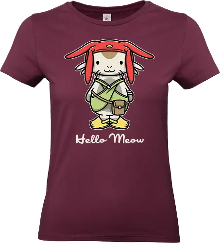 Hello Meow - Das Perfekte Mashup aus Kawaii & Geek - Anime-Mode, Popkultur, Geek-T-Shirt, kreatives Mashup, Kawaii-Stil, Space Dandy, Cat, Otaku-Stil, alternative Mode, Componente X, lustiges T-Shirt, Nerd-Geschenk, exklusive Drucke, Geek-Universum, Anime-Crossover - Standard T-Shirt (Women)
