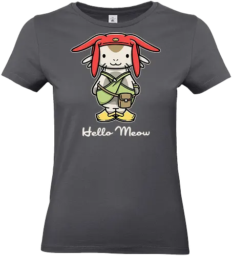 Hello Meow - Das Perfekte Mashup aus Kawaii & Geek - Anime-Mode, Popkultur, Geek-T-Shirt, kreatives Mashup, Kawaii-Stil, Space Dandy, Cat, Otaku-Stil, alternative Mode, Componente X, lustiges T-Shirt, Nerd-Geschenk, exklusive Drucke, Geek-Universum, Anime-Crossover - Standard T-Shirt (Women)