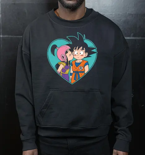 Saiyan Sweethearts: The First Kiss