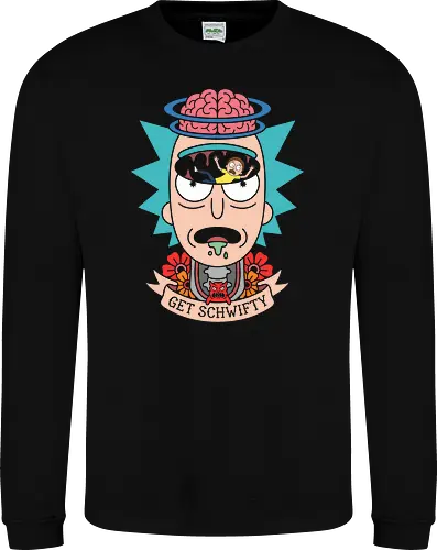 Schwifty Mind Trip: Neo-Traditional Graphic