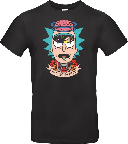 Schwifty Mind Trip: Neo-Traditional Graphic