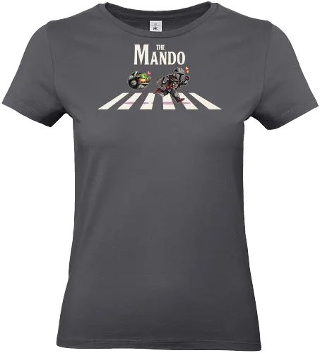 The Mando - Space Opera, grogu, mando, Bounty Hunter, Alien, baby, cute, star, Villain - Standard T-Shirt (Women)