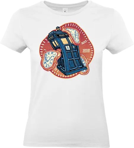 The Distortion of Time - TV show, TV series, time machine, retro, time travel, space, science fiction, time - Standard T-Shirt (Women)