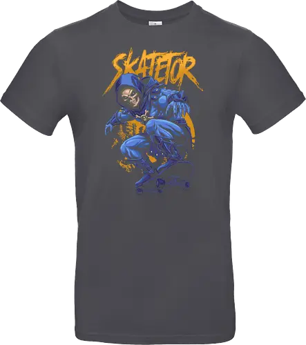 Skatetor – Skateboarding-Skeletor: Retro-Cartoon-Mashup