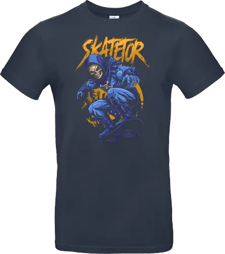 Skatetor – Skateboarding-Skeletor: Retro-Cartoon-Mashup