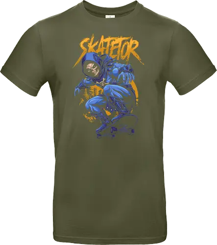 Skatetor – Skateboarding-Skeletor: Retro-Cartoon-Mashup