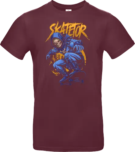 Skatetor – Skateboarding-Skeletor: Retro-Cartoon-Mashup