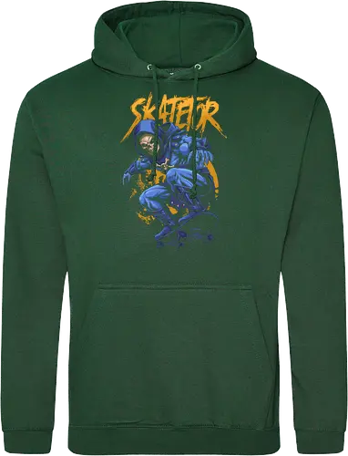 Skatetor – Skateboarding-Skeletor: Retro-Cartoon-Mashup