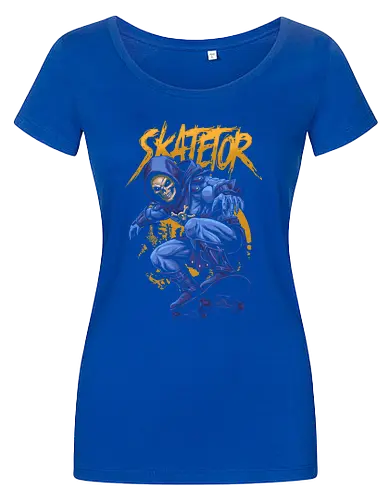 Skatetor – Skateboarding-Skeletor: Retro-Cartoon-Mashup