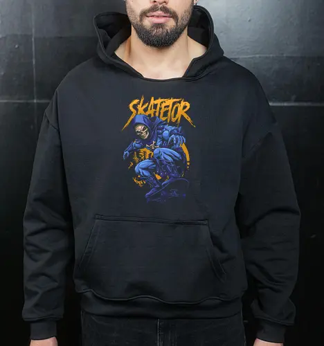 Skatetor – Skateboarding-Skeletor: Retro-Cartoon-Mashup