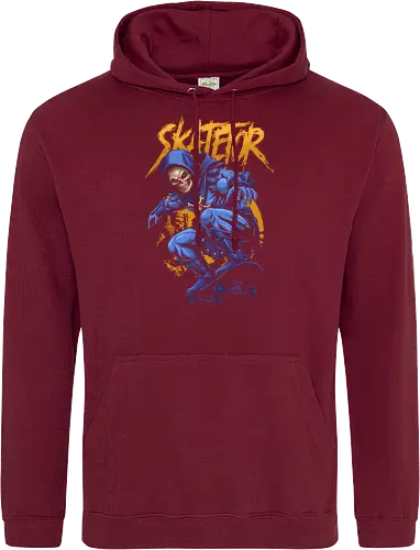 Skatetor – Skateboarding-Skeletor: Retro-Cartoon-Mashup