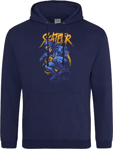Skatetor – Skateboarding-Skeletor: Retro-Cartoon-Mashup
