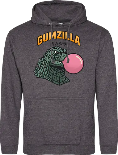 Retro Gumzilla Kaiju-Kaugummi-Parodie
