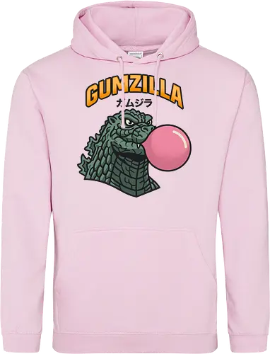 Retro Gumzilla Kaiju-Kaugummi-Parodie