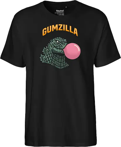 Retro Gumzilla Kaiju-Kaugummi-Parodie