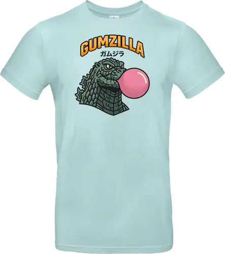 Retro Gumzilla Kaiju-Kaugummi-Parodie