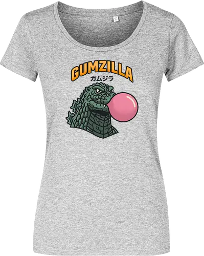 Retro Gumzilla Kaiju-Kaugummi-Parodie