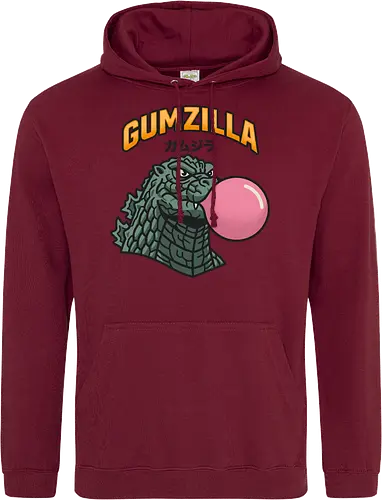 Retro Gumzilla Kaiju-Kaugummi-Parodie