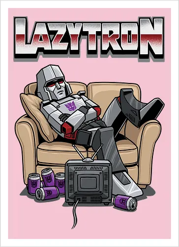 Lazytron: Megatron-Parodie – Lümmelnd auf der Couch
