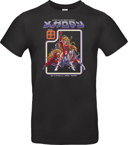 Megaloman Super Fusion Tokusatsu Anime Mashup