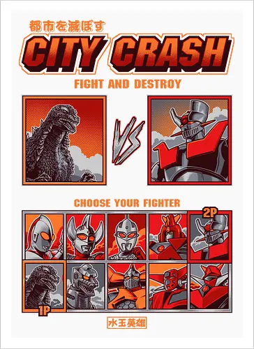 Kaiju vs. Mecha – Retro-Arcade-Kampfspiel