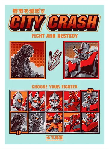 Kaiju vs. Mecha – Retro-Arcade-Kampfspiel