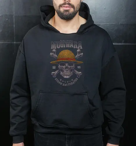 Mugiwara-Strohhutpiraten – Jolly Roger – Pirate-Totenkopf